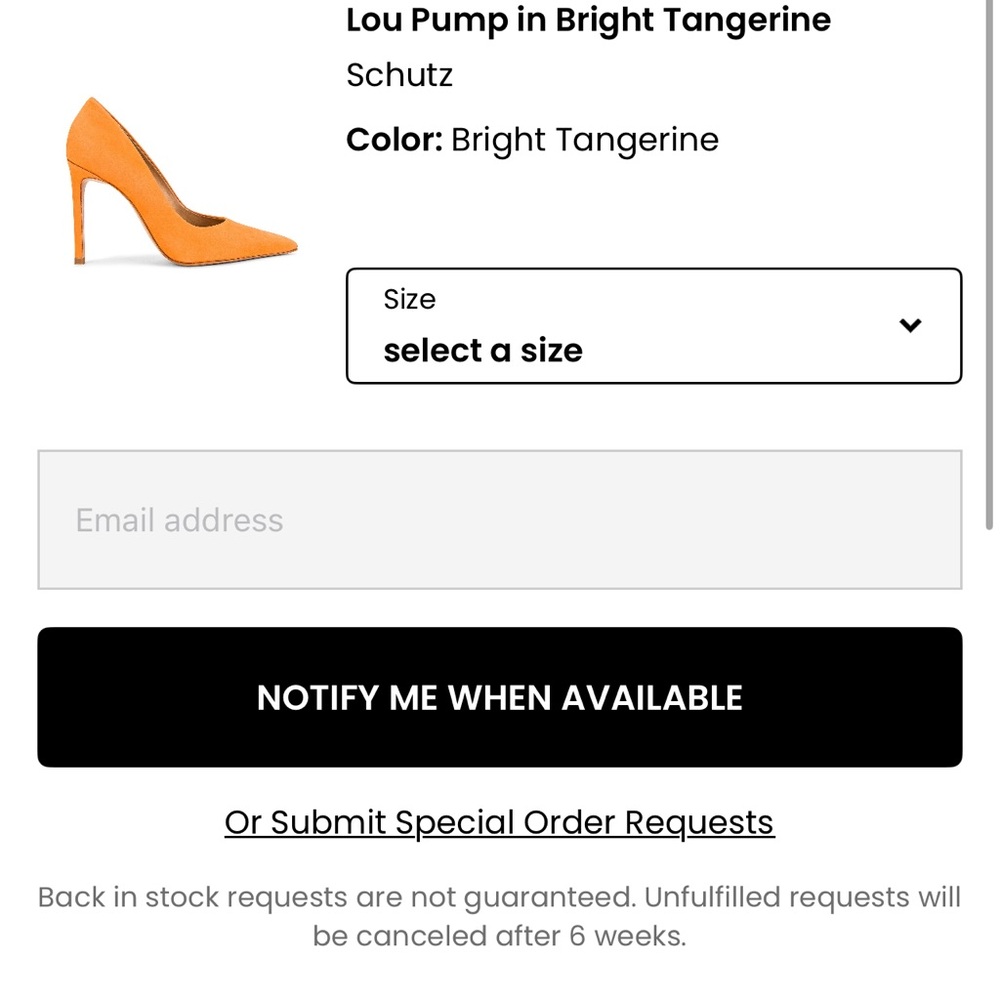 SCHUTZ Bright Tangerine Lou Pump High Heels. new never worn with dust bag.